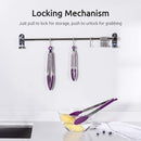 U-Taste Cooking Tongs, with 600ºF High Heat-Resistant Non-Stick Silicone Tips