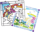 Melissa and Doug Stained Glass Made Easy Activity Kit, Arts and Crafts, Develops Problem Solving Skills, Unicorn, 70+ Stickers