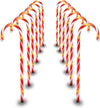 73cm Christmas Candy Cane Pathway Markers Set of 12 Christmas Indoor/Outdoor Decoration Lights 8 Blinking Modes