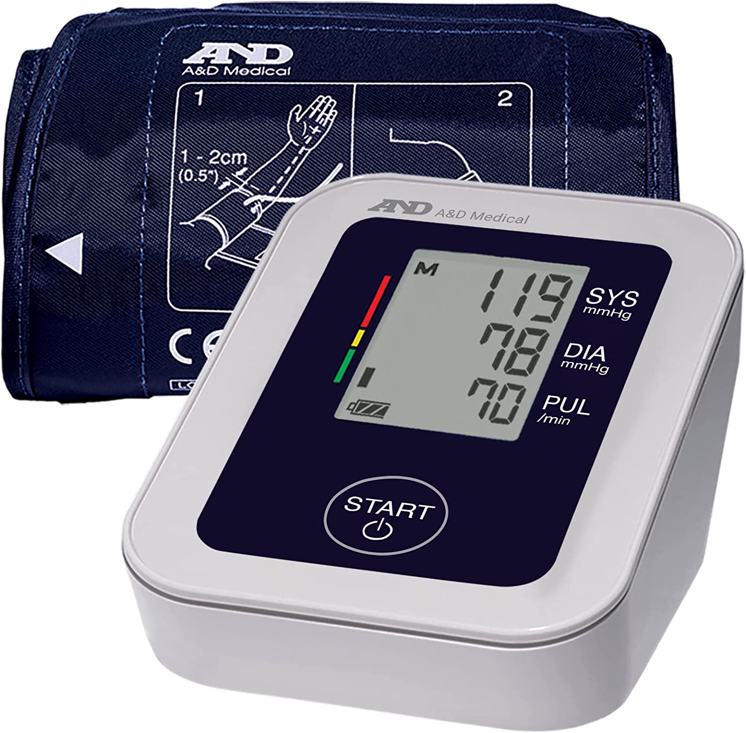 A&D Medical LifeSource Blood Pressure Machine with Wide Range Upper Ar