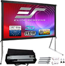 Elite Yard Master, Foldable Outdoor Front Movie Projector Screen