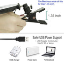 Video Conference Lighting Kit 3200k-6500K Dimmable Led Ring Lights Clip on Laptop Monitor for Remote Working/Zoom Calls