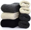 YZKKE 3Pack Mens Super Thick Wool Warm Socks - Soft Comfort Casual Crew Winter Socks