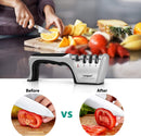 longzon [4 Stage] Knife Sharpener, Original Premium Polish Blades,4-in-1 Best Kitchen Knife Sharpener