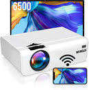 WiMiUS New Mini WiFi Projector 6000lux with Smartphone Screen Mirroring 1080P Supported 200'