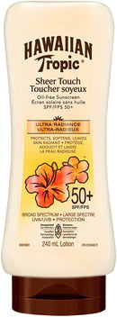 Hawaiian Tropic Sheer Touch Sunscreen Lotion, Reef Friendly, Spf 50+ 240Ml Lotion, 240 Milliliters