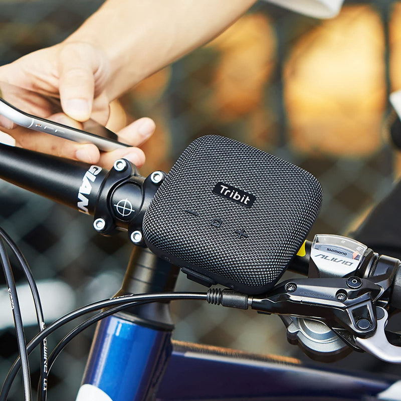 Tribit StormBox Micro Bluetooth Speaker, IP67 Waterproof & Dustproof Portable Outdoor Speaker, Bike Speakers with Powerful Loud Sound, Advanced TI Amplifier, Built-in XBass, 100ft Bluetooth Range