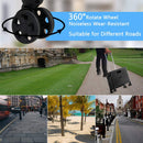 Foldable Utility Cart Portable Rolling Crate Handcart Shopping Trolley Collapsible 4 Rotate Wheels with Durable Heavy Duty Plastic Telescoping Handle for Travel Shopping Moving Storage Office Use