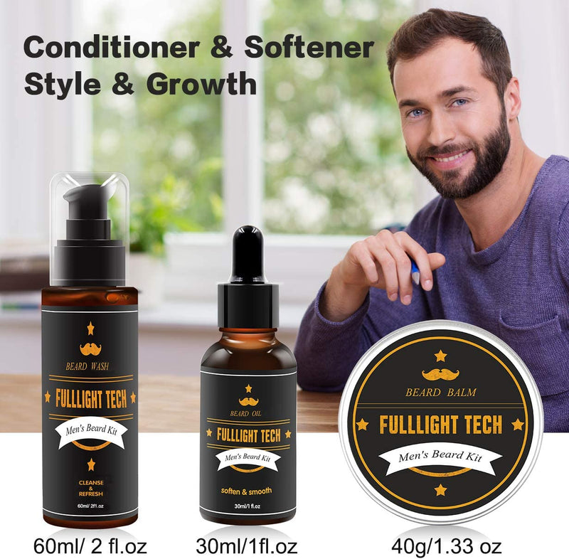 Fulllight Tech Beard Kit for Men Grooming & Care W/Beard