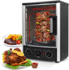 Nutrichef Upgraded Multi-Function Rotisserie Oven - Vertical Countertop Oven with Bake, Turkey Thanksgiving, Broil Roasting Kebab Rack with Adjustable Settings, 2 Shelves 1500 Watt - PKRT97