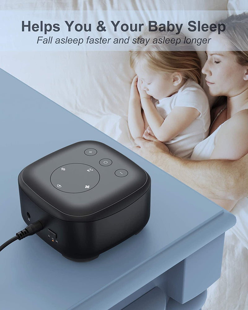 Elesories Noise Machine Sleep Therapy for Adults Baby Sleeping, 24 Soothing Sounds