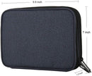 Electronics Organizer, 2 Layer Electronic Accessories Organizer Travel Storage Bag for Charging Cable, Phone, Power Bank, Mini Tablet (Up to 7.9'') Make up Organizer Bag for Traveling