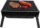 XMSound Portable Charcoal Grill - Stainless Steel Folding Grill (Small 14''x11''x8'')