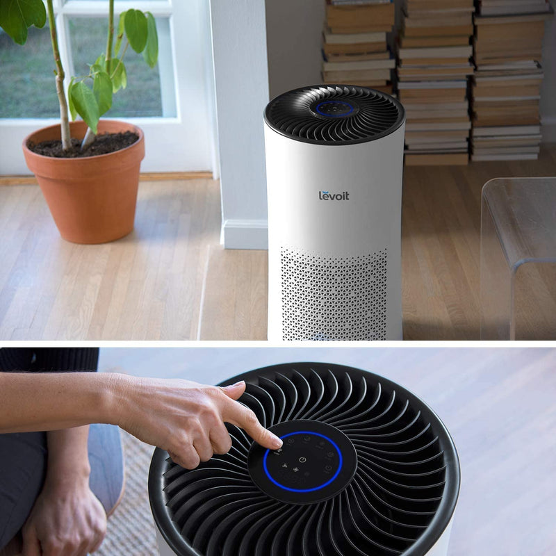 LEVOIT Air Purifiers for Large Room, 1076 ft² Coverage, H13 True Hepa Filter Captures 99.97% of 0.3 Micron Particle