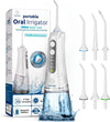B. WEISS Water Flosser Teeth Cleaner-Full Oral Care Kit, Rechargeable Water Jet for Your Teeth, Ideal for Adults & Kids, for Home and Travel (White)