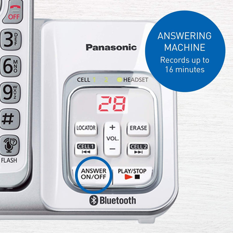 Panasonic  Dect_6.0 2-Handset Landline Telephone