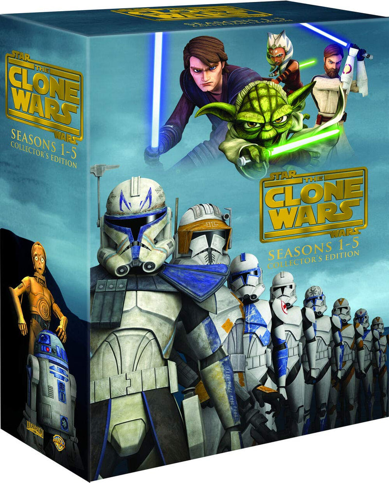 Star Wars The Clone Wars Complete Series 1-5 (DVD)-English only