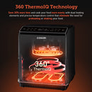 COSORI Air Fryer 6.8Qt, Dual Blaze with 360 ThermoIQ Tech - Using Upper and Lower Heating Elements for Precise Temperature Control and Even Cooking Results