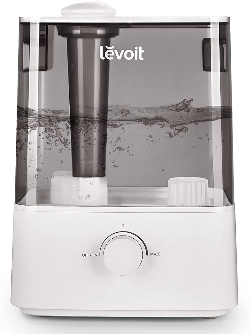 LEVOIT Humidifier for Bedroom Large Room, 6L Top Fill Cool Mist Humidifiers Plants, Baby, Lasts Up to 60h, Easy Use and Clean