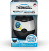 Thermacell Lighted Rechargeable Mosquito Repeller with 20’ Mosquito Protection Zone, Black; Includes 12-Hr Repellent Refill; No Spray, Flame or Scent; DEET-Free Bug Spray Alternative