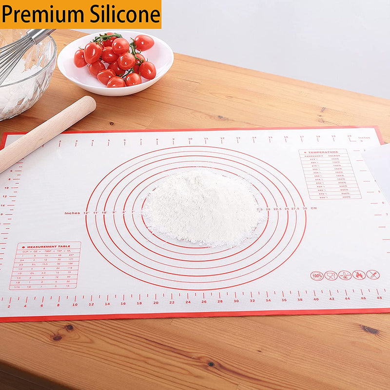 LIMNUO Silicone Pastry Extra Thick Non Stick Baking Mat