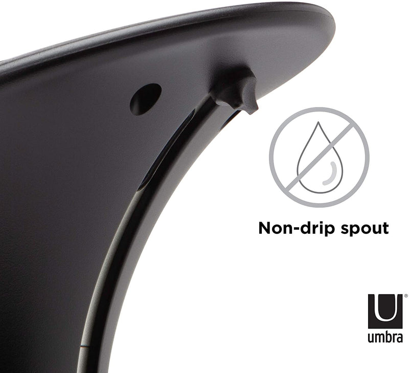 Umbra Otto Automatic Hand Soap Dispenser for Kitchen Or Bathroom, Black