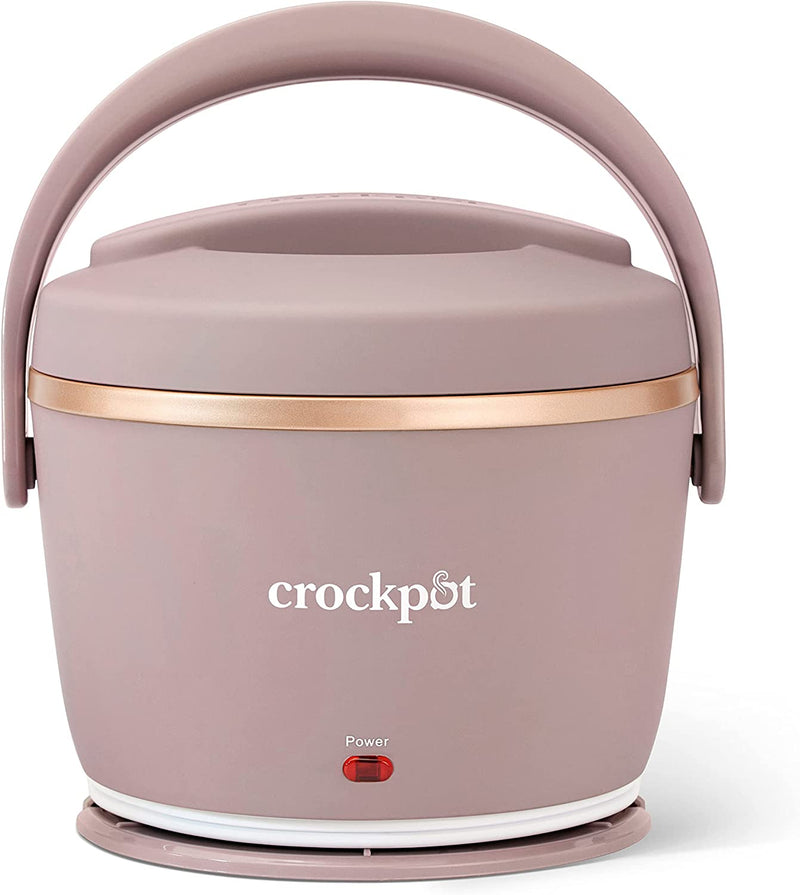 Crockpot 20-oz Lunch Crock Food Warmer Heated Lunch Box – Sphinx Pink