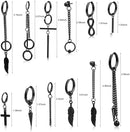 Earrings for Men/Women Stud Earrings , 24 Pcs