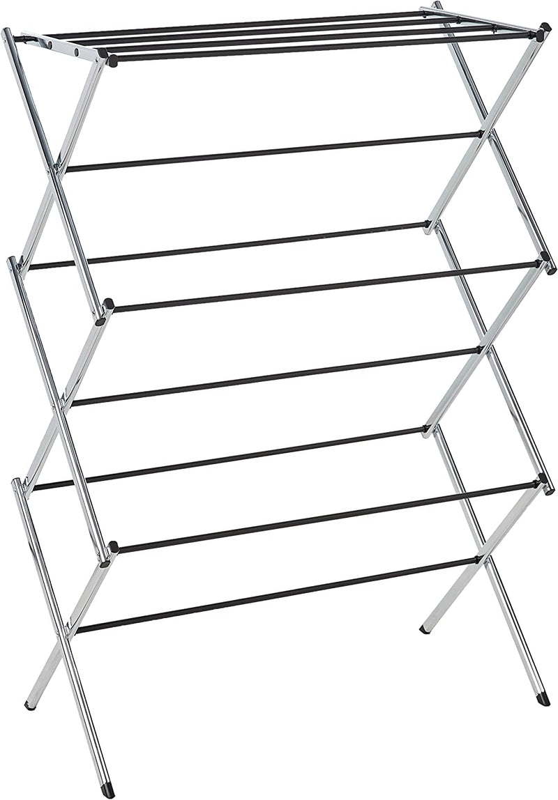 Foldable Clothes Drying Laundry Rack - Chrome