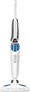 Bissell - Steam Mop and Cleaner - PowerFresh Original - Eliminates 99.9% Of germs & Neutralize odours with Flip-Down Scrubber - White