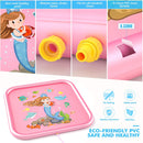 Peradix Sprinkler Pad Splash Play Mat 68 Inches Outdoor Games Party Water Toys Inflatable Pool Kids Sprinkler for Toddlers Boys Girls Kids Extra Large Sprinkle Toys for Kids and Adults in Hot Summer