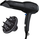 Revlon 1875W Ultra Lightweight Ionic Ceramic Dryer, Black