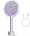 4000V Bug Zapper Racket with USB Rechargeable Base