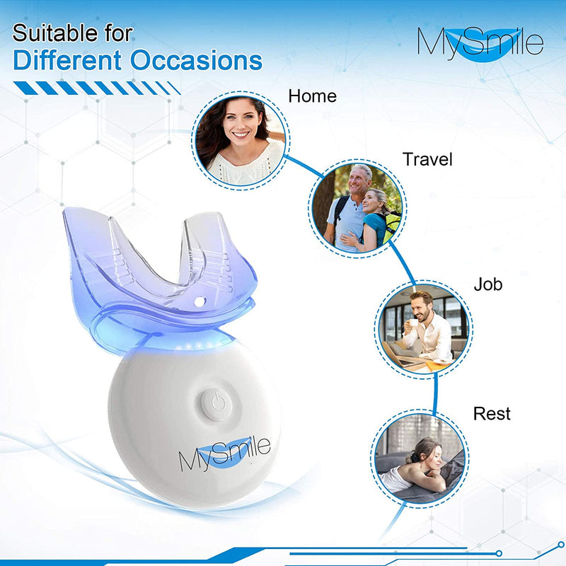 MySmile Teeth Whitening Led Light, Fast & Effective With Blue LED Accelerator Light Built-In Smart Timer