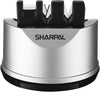 SHARPAL 191H Kitchen Chef Knife Scissors Sharpener for Straight & Serrated Knives, 3-Stage Knife Sharpening Tool Helps Repair and Restore Blades