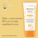 Aveeno Sun Aveeno Protect & Hydrate Moisturizing Sunscreen SPF 50, Oxybenzone free, 2 * 88 mL