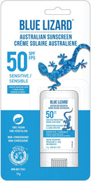 BLUE LIZARD Sensitive Sunscreen Stick - 50 SPF + - 14g