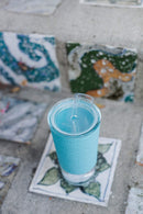 Ello Tidal Glass Tumbler with Straw, 20 oz