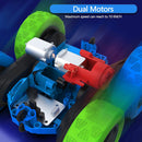 Hamdol Remote Control Car Double Sided 360°Rotating 4WD RC Cars with Headlights 2.4GHz Electric Race Stunt Toy Car Rechargeable Toy Cars for Boys Girls Birthday