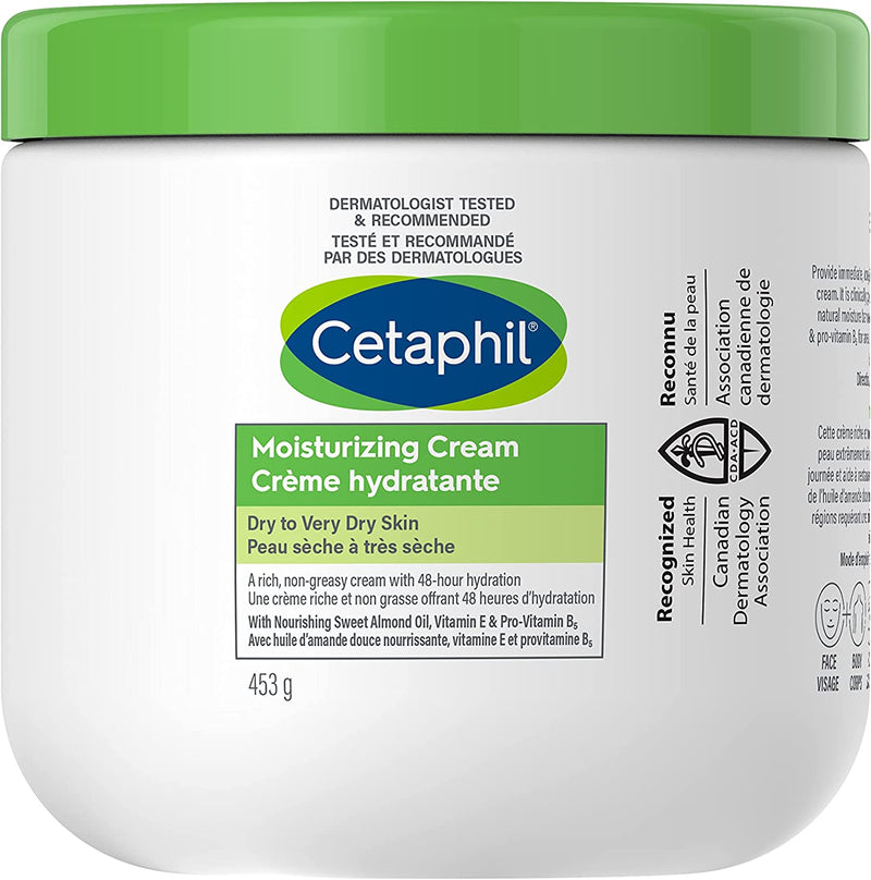 Cetaphil Moisturizing Cream with Sweet Almond Oil and Glycerin 567g