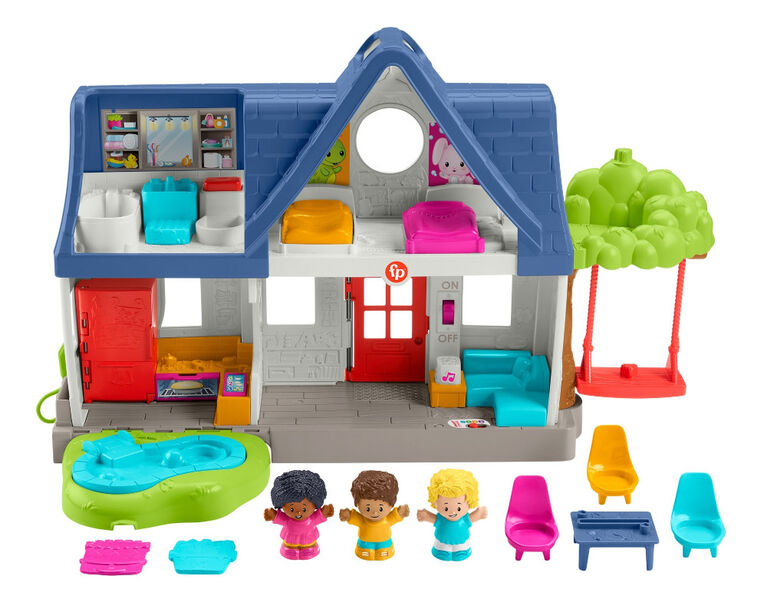 Fisher-Price Little People Friends Together Play House - English and French Version