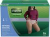 Depend FIT-FLEX Incontinence Underwear for Women, Moderate Absorbency, L, 84 Count