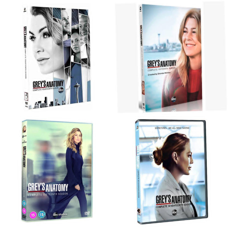 Grey's Anatomy Season 14.15 16 and 17 (DVD) English only