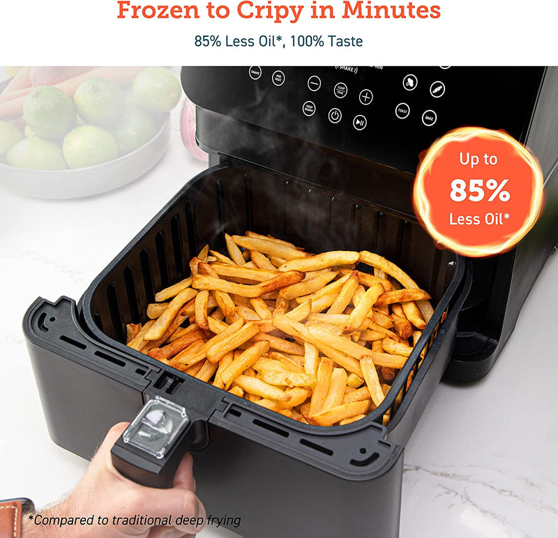 Cosori Proii Air Fryer Oven Combo, 5.8qt Max Xl Large Cooker with 12 One-touch Saveable Custom Functions, Cookbook