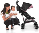 Summer 3Dmini Convenience Stroller, Pink Lightweight Infant Stroller with Compact Fold