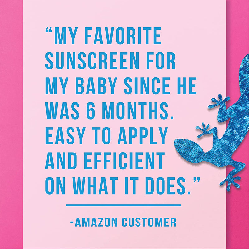 BLUE LIZARD Baby Broad Spectrum Mineral Sunscreen Lotion, SPF 50+, Water Resistant with Smart Cap Technology - 89 ml Tube