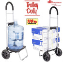 Trolley Dolly, Red Shopping Grocery Foldable Cart