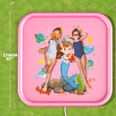 Peradix Sprinkler Pad Splash Play Mat 68 Inches Outdoor Games Party Water Toys Inflatable Pool Kids Sprinkler for Toddlers Boys Girls Kids Extra Large Sprinkle Toys for Kids and Adults in Hot Summer