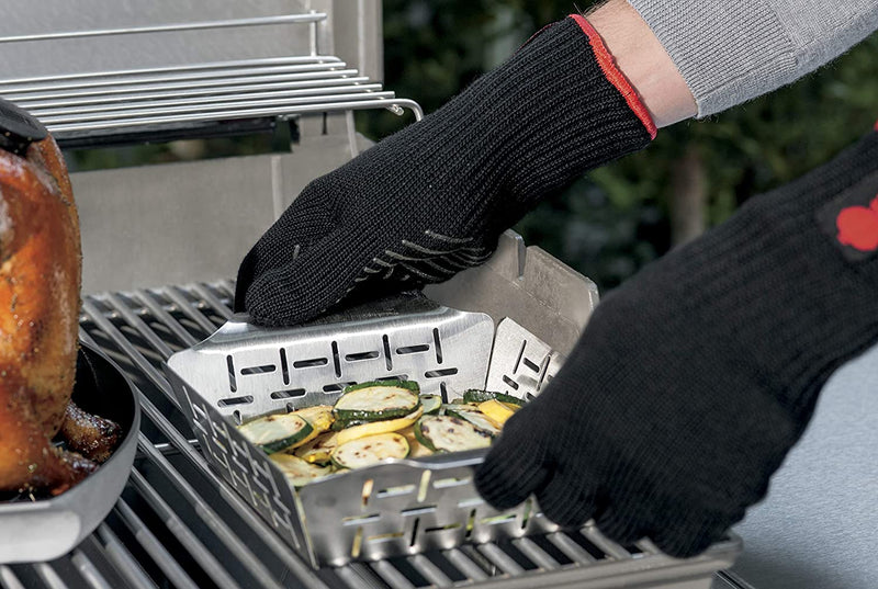 Weber Deluxe Grilling Basket, Stainless Steel Small