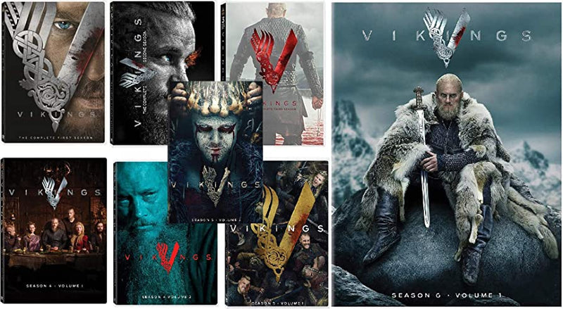 Vikings: The Complete Series Seasons 1-6 vol 1+2. Box Set [DVD] -English only